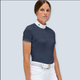 Cavalleria Toscana Camisa De Manga Corta Para Mujer Competition Pleated Bib