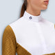 Cavalleria Toscana Camisa de Manga Larga Con Espalda Transparente y Pechera