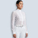 Cavalleria Toscana Camisa de Manga Larga En Jacquard Perforado Con Pechera